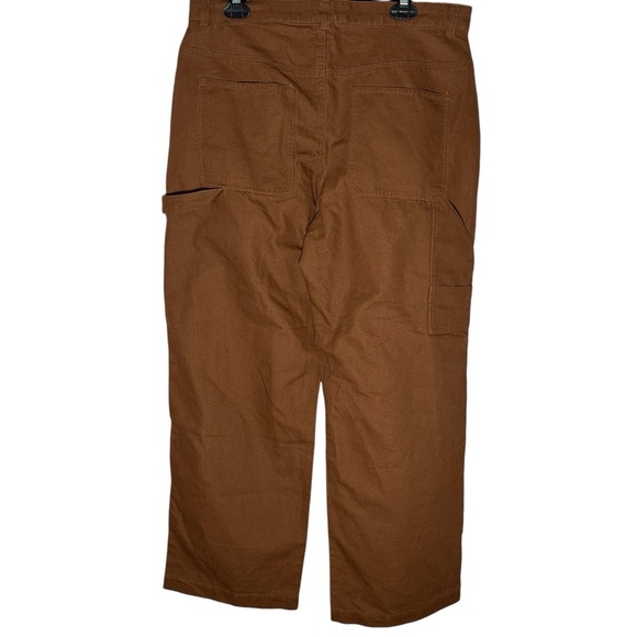 Gap Pants 14 Sable Brown High Rise '90s Loose Carpenter Washwell Straight Leg - Picture 2 of 12